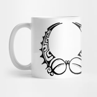 Polynesian tattoo art tiki by havai'iart Mug